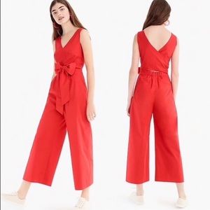 J CREW | wrap tie jumpsuit